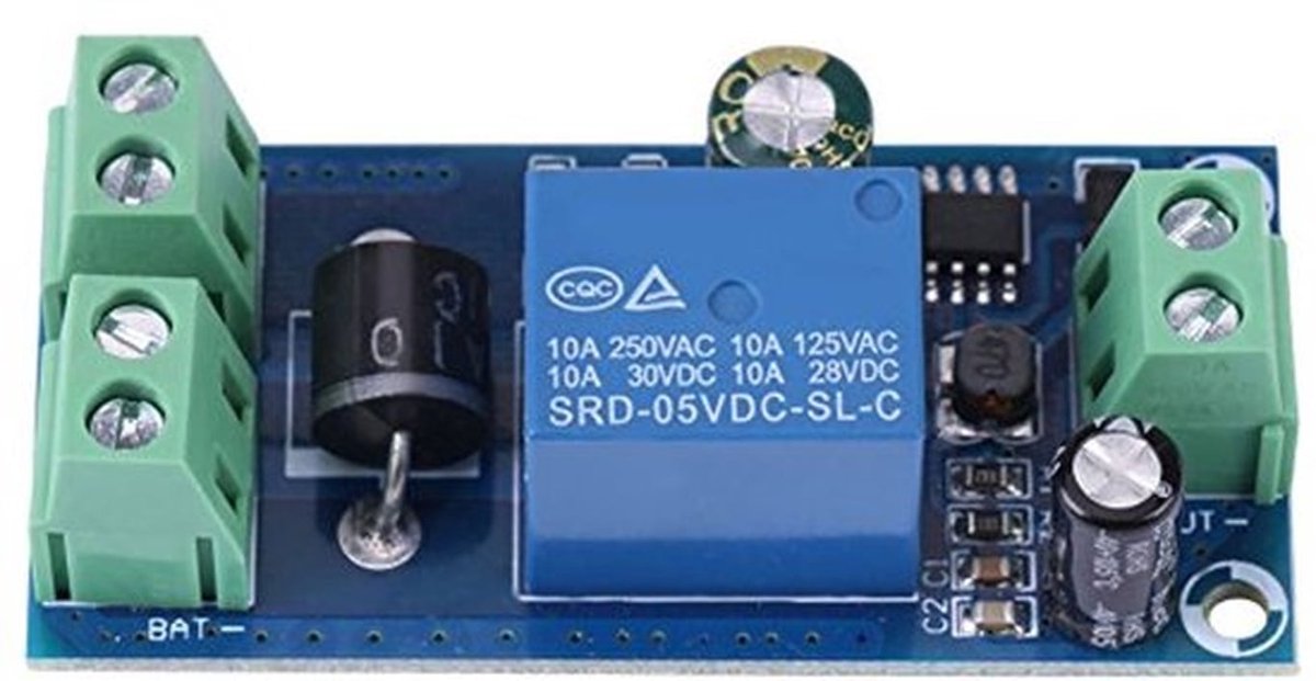 Backup Batterij Schakelmodule, 5V~48V 10A Voeding/Batterij Automatische Schakelmodule Noodcontroller