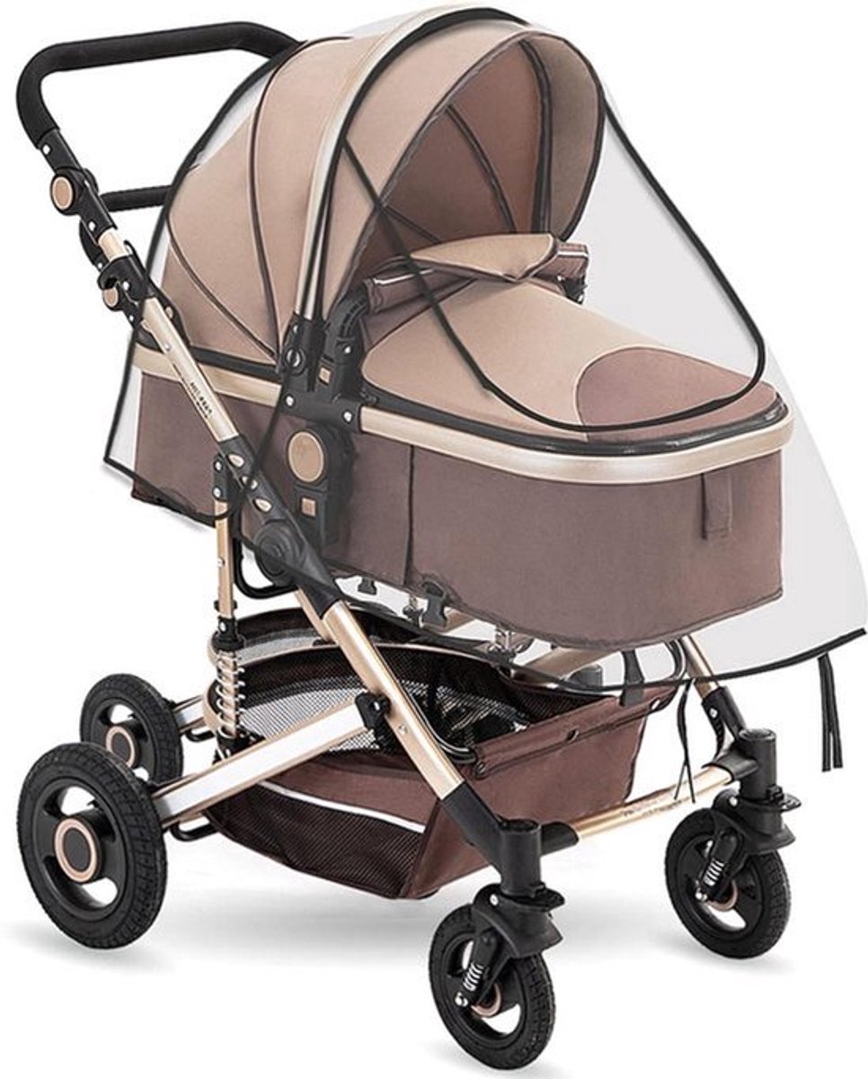 Universele Regenhoes voor Kinderwagen | EVA Wind Cover | Waterdichte en Regenbestendige Wandelwagen Cover