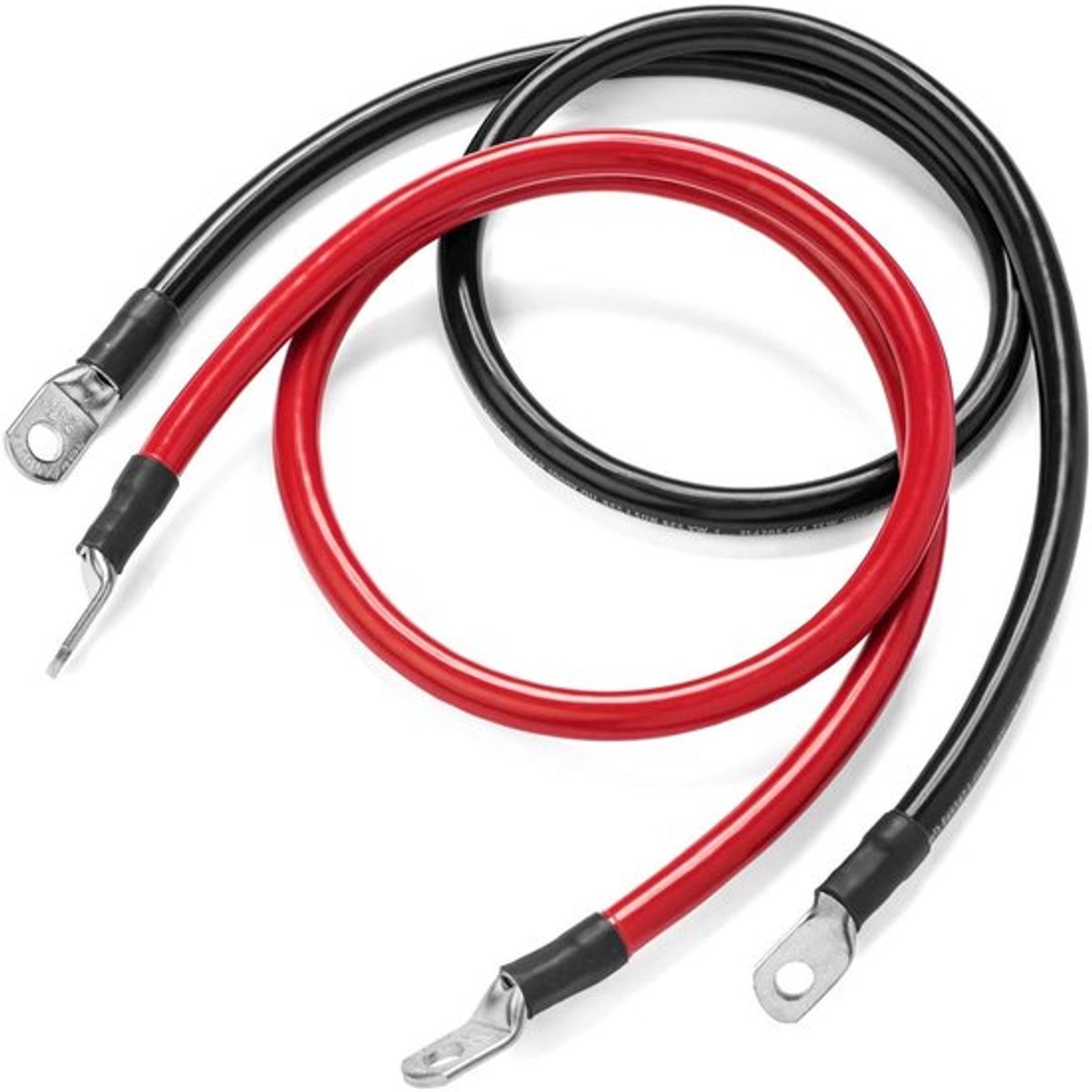 5 AWG/16mm² 50cm Accu Kabels Max 100A Accu Power Inverter Kabel met Gelegeerd Koper aan Beide Einden voor Zonne-energie Boot RV Auto Motorfiets