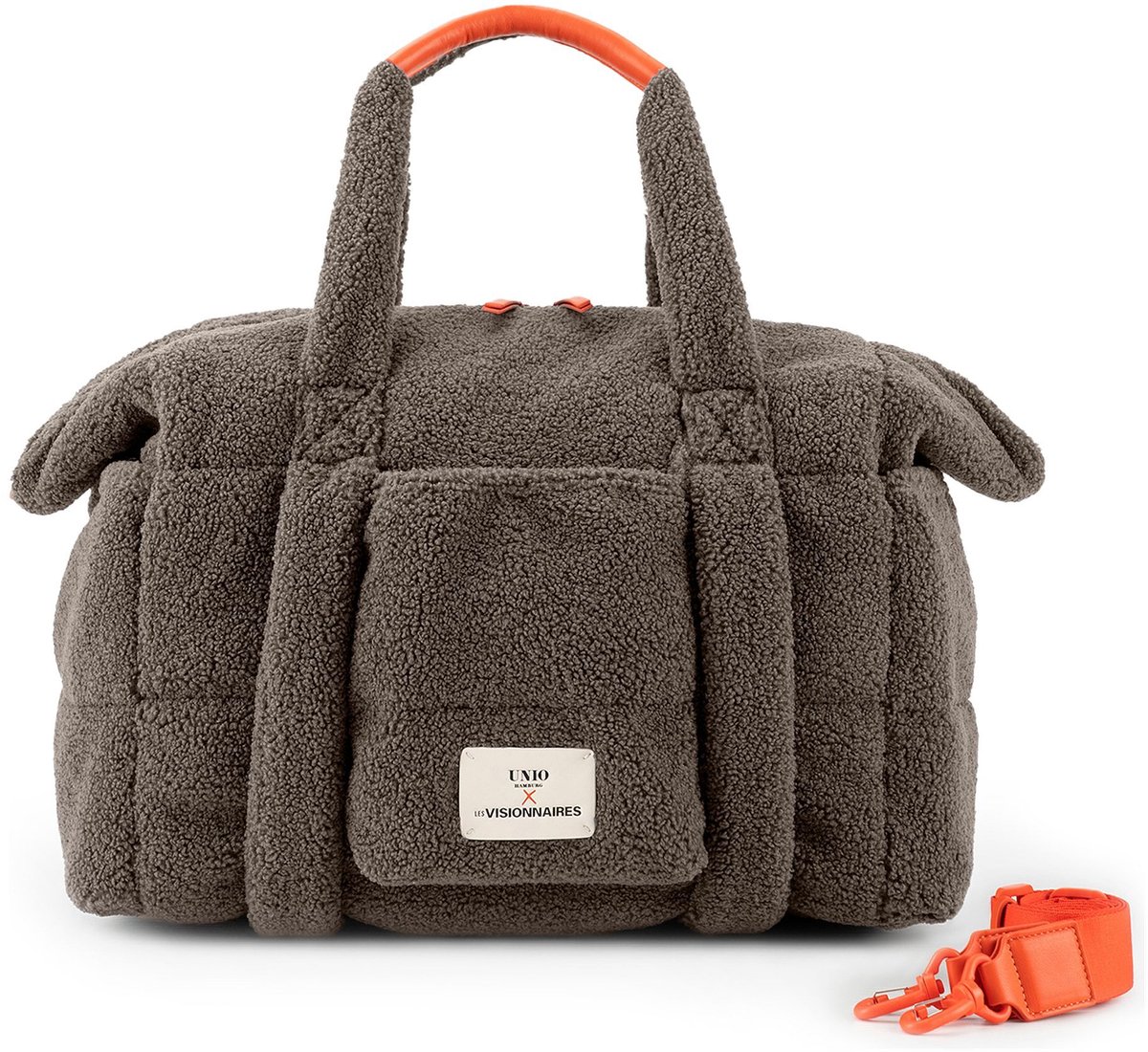 Unio Hamburg x Les Visionnaires reistas Teddy Travel Bag Unio Taupe