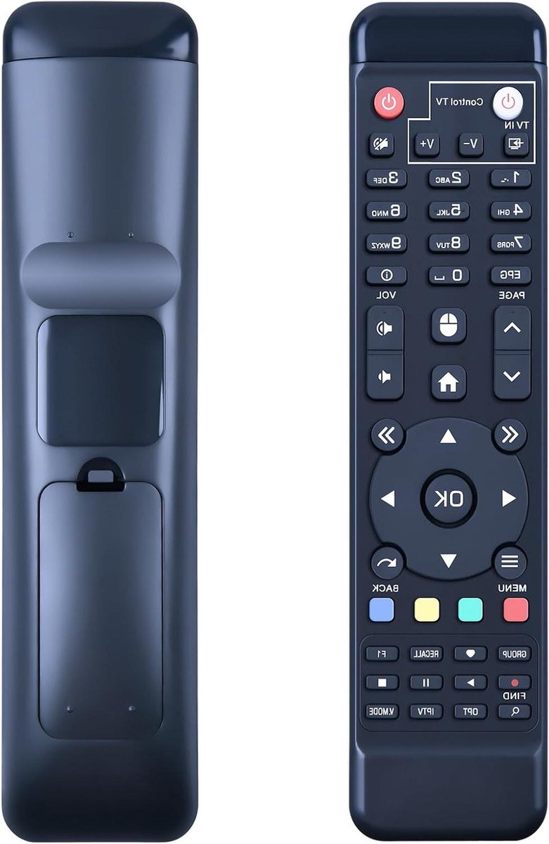 Vervangende Afstandsbediening - Universele Controller - Set-top Box Bediening - Direct Klaar Voor Gebruik - 10 Meter Bereik - Zwart
