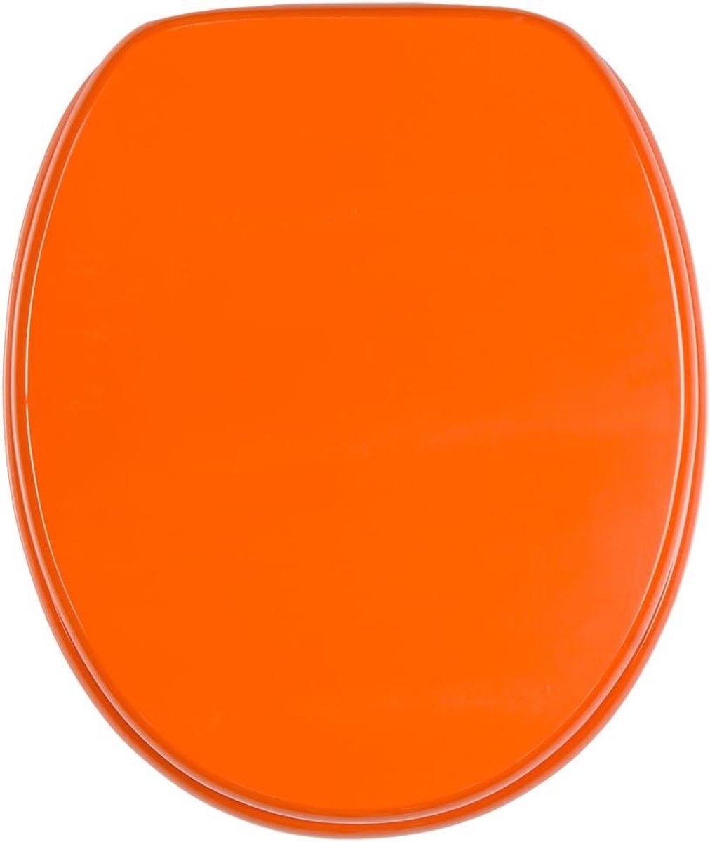 Toiletbril - WC-bril - Badkamer Upgrade - Softclose Mechanisme - 47 x 377 cm - Oranje