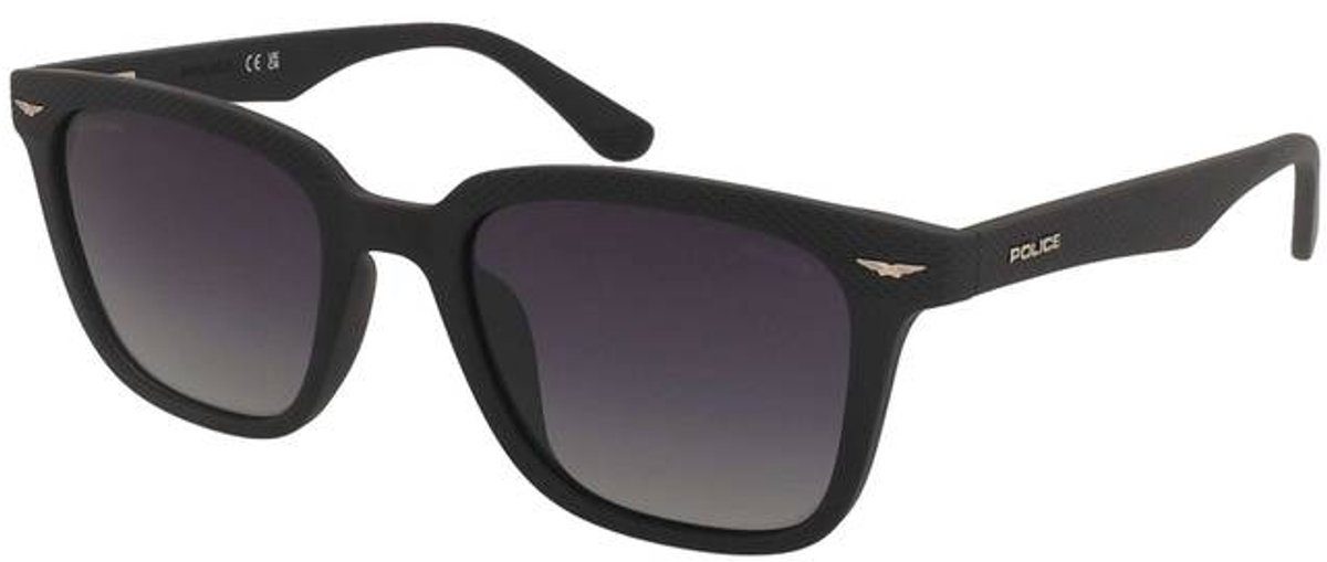 Police Sple01 Gepolariseerde Zonnebril Zwart Smoke Gradient / CAT3 Man