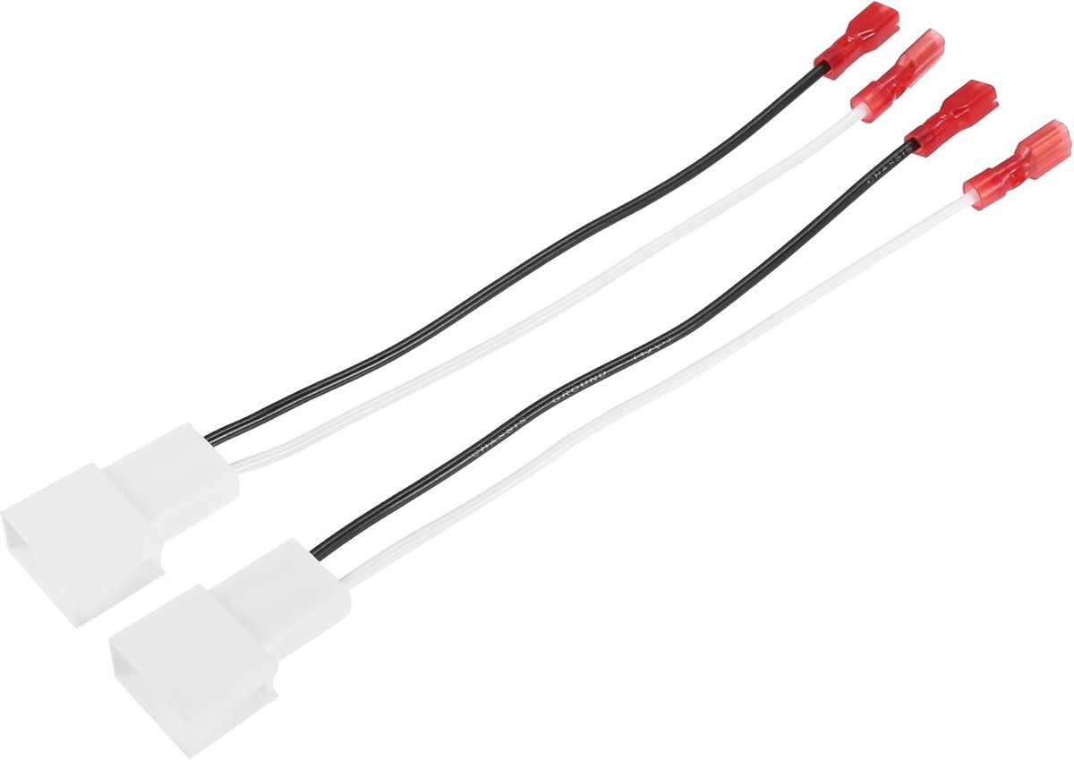 SnelShoppen - Car Speaker Adapter Toyota 2 Stuks | Duurzaam Speaker Harness Geschikt voor Diverse Auto's | Betrouwbaar Plastic en Metaal