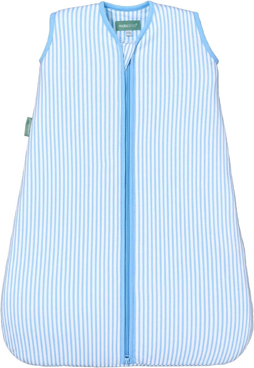 SnelShoppen - Baby Slaapzak TOG 1-70 cm (0-6 maanden) Mouwloos, 100% Katoen, Unisex voor Jongens en Meisjes, Zeilblauw, Ideaal voor Lente en Herfst, V