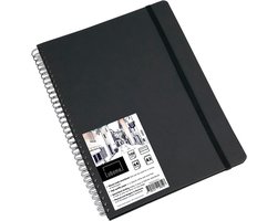 SnelShoppen - Lobome A3 Sketchbook 64 vellen | Mixed Media Tekenblok met 150gsm Witte Papier en Spiral Binding voor Teken- en Schildertechnieken