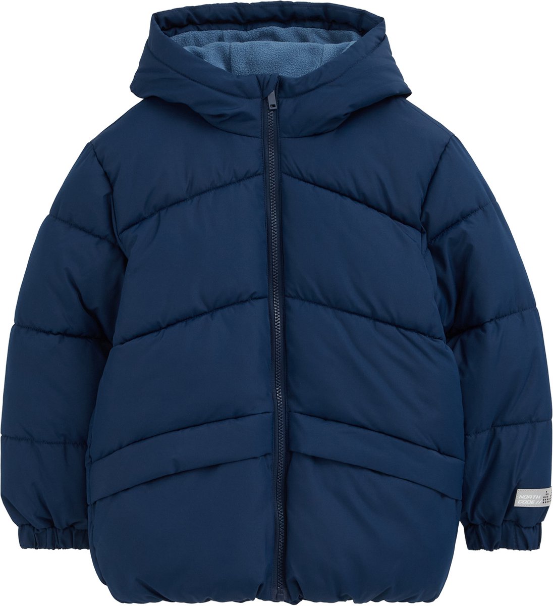 WE Fashion Jongens gewatteerde jas met fleecevoering