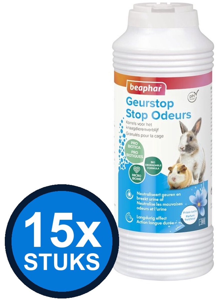 15x Beaphar - geurstop knaagdier 600gr - Dierenverzorging