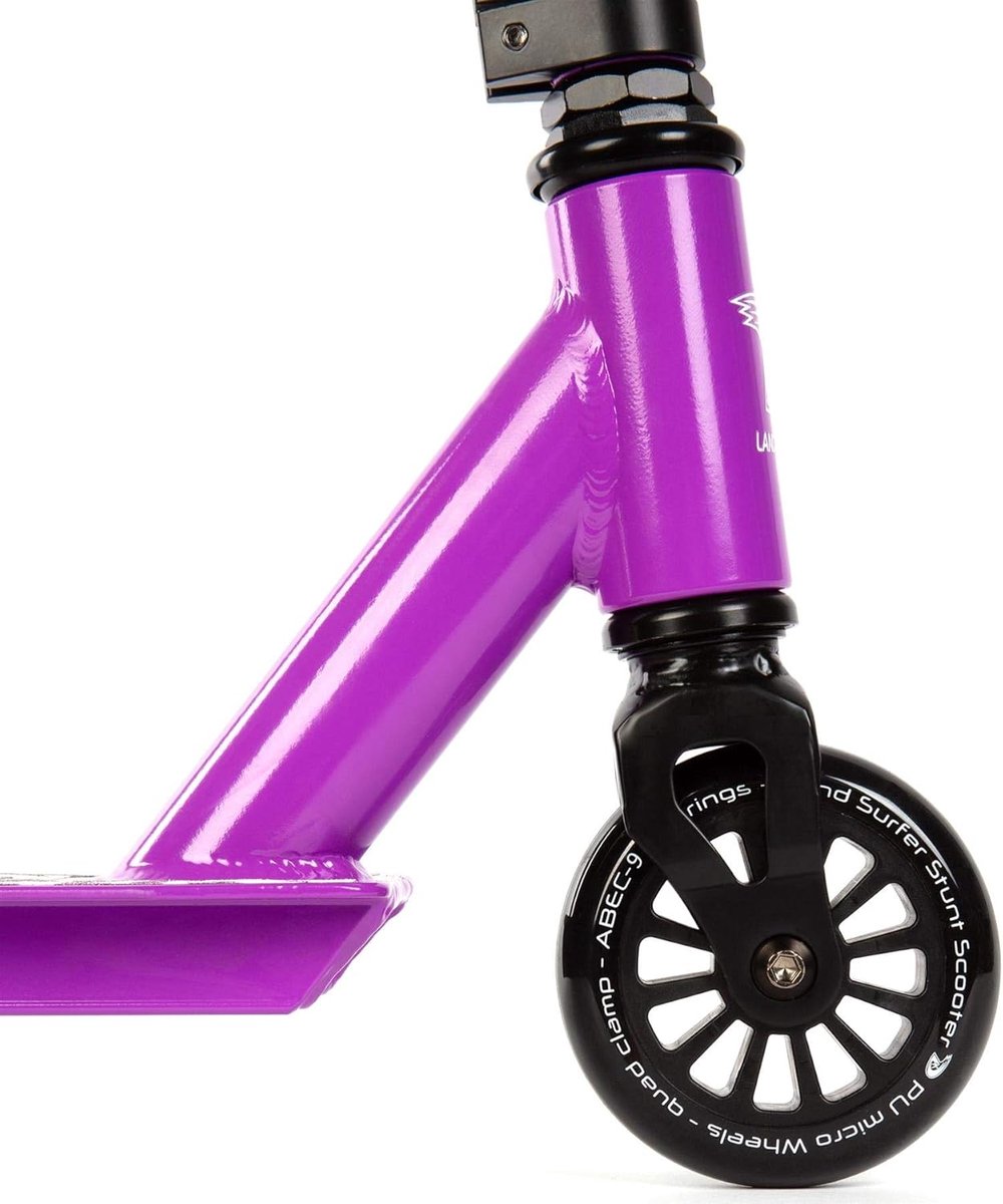 SnelShoppen - Kids Stunt Scooter 2 Wielen Kick/Push Lichtgewicht 360° Draaiend Tricks Voor Jongens en Meisjes, Perfect voor Straatgebruik
