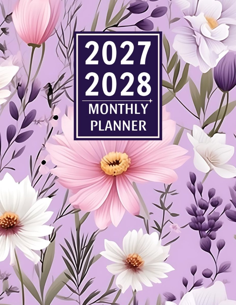 SnelShoppen - 2027-2028 Maandplanner - 2 Jaarlijke Kalender met Maand- en Weekoverzichten, Perfect voor Organisatie, Planning en Productiviteit, A5 Fo