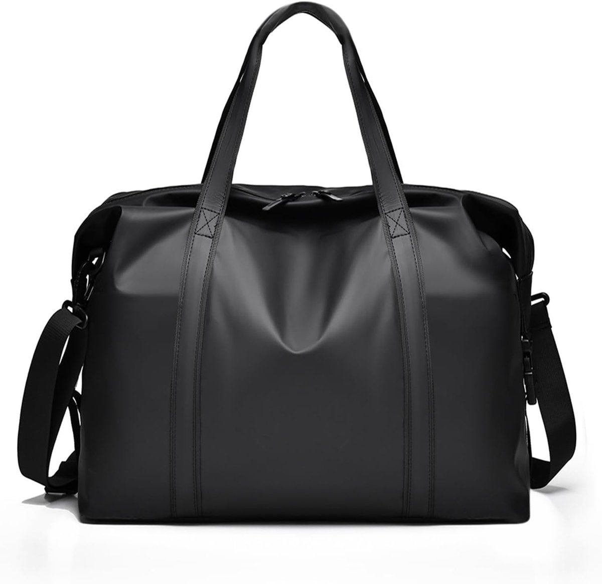 SnelShoppen - Travel Bag voor Ryanair Handbagage 40x30x20cm, Waterdichte PU Leren Weekendtas met Schouderband voor Mannen en Vrouwen, Perfect voor Rei