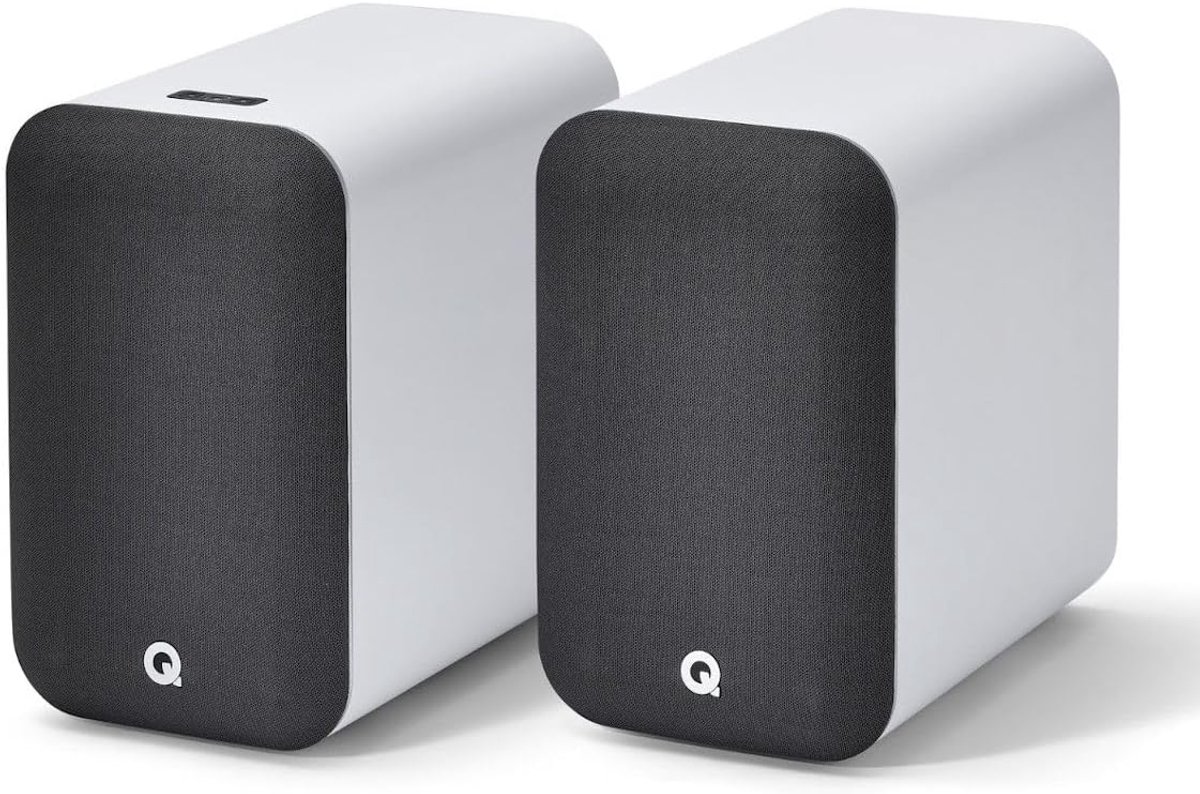 SnelShoppen - Draadloze Bluetooth HD Muzieksysteem Luidsprekers - Actieve Stereo Speakers - 22mm Tweeter - 125mm Mid/Bas Driver - Wit - Perfect voor F