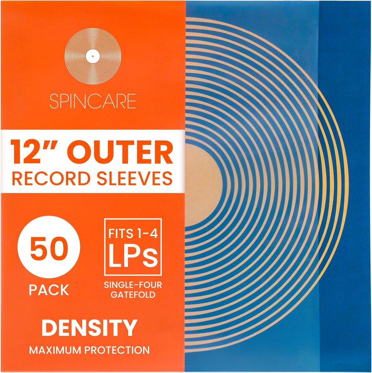 SnelShoppen - 50x 12 Inch Vinyl Record Beschermhoezen | UV Bestendige Polyethyleen Covers voor LP's | Sterke Archival Plastic Hoezen voor Enkele & Dub
