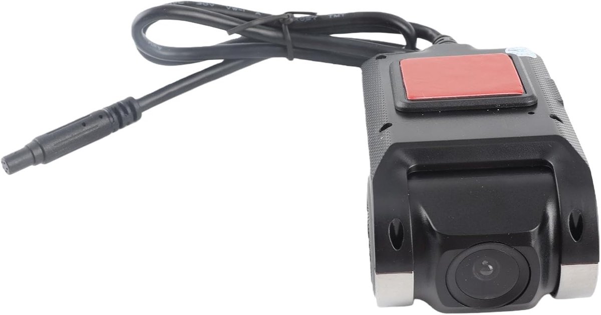 SnelShoppen - Mini-camera aan boord E auto, 1080P Dash Camera, Auto DVR Video Recorder met GPS & ADAS, Compacte 140° Groothoeklens, 32G TF-kaart Onder