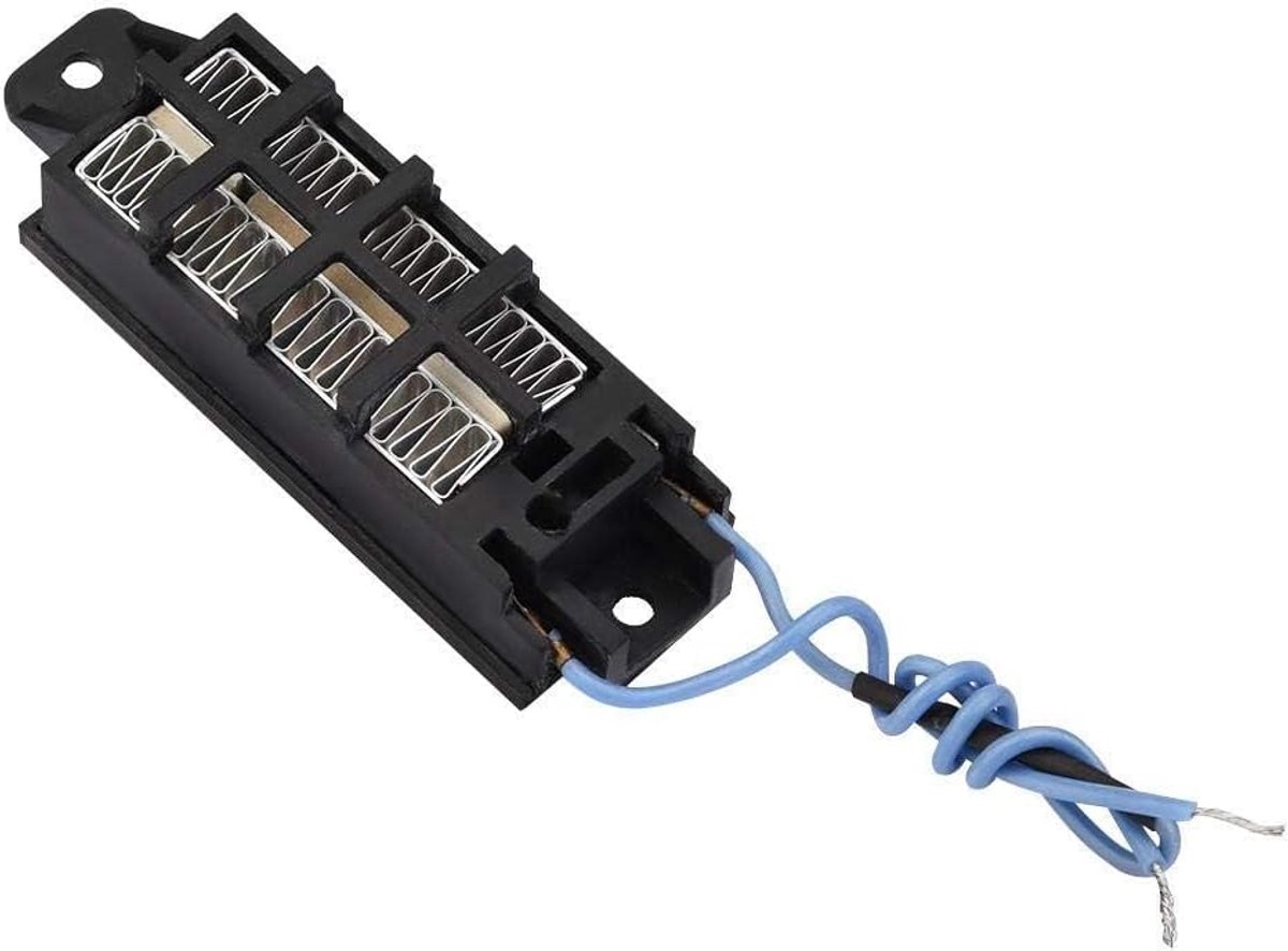 SnelShoppen - Keramisch Verwarmingselement 100W 220V Elektrische Luchtverwarmer met Thermostaat en Aluminium Buizen - Ideaal voor Thuis, Camping en Kl