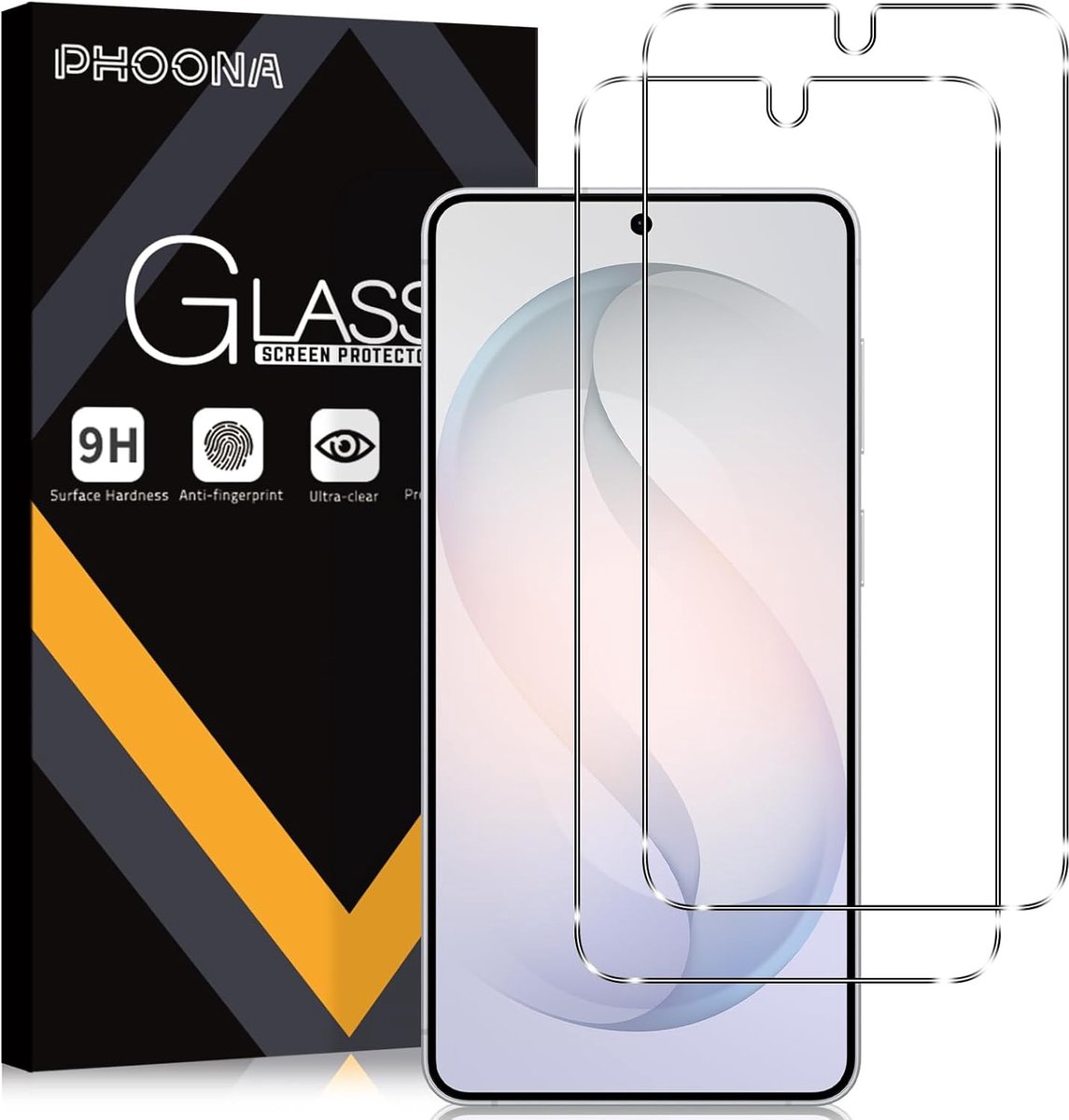 SnelShoppen - 2x Geharde Glas Screen Protector voor Samsung Galaxy S26, Ultra HD, Transparant, Hardheid 9H, Krasbestendig, Anti-Vingerafdruk, Luchtbel