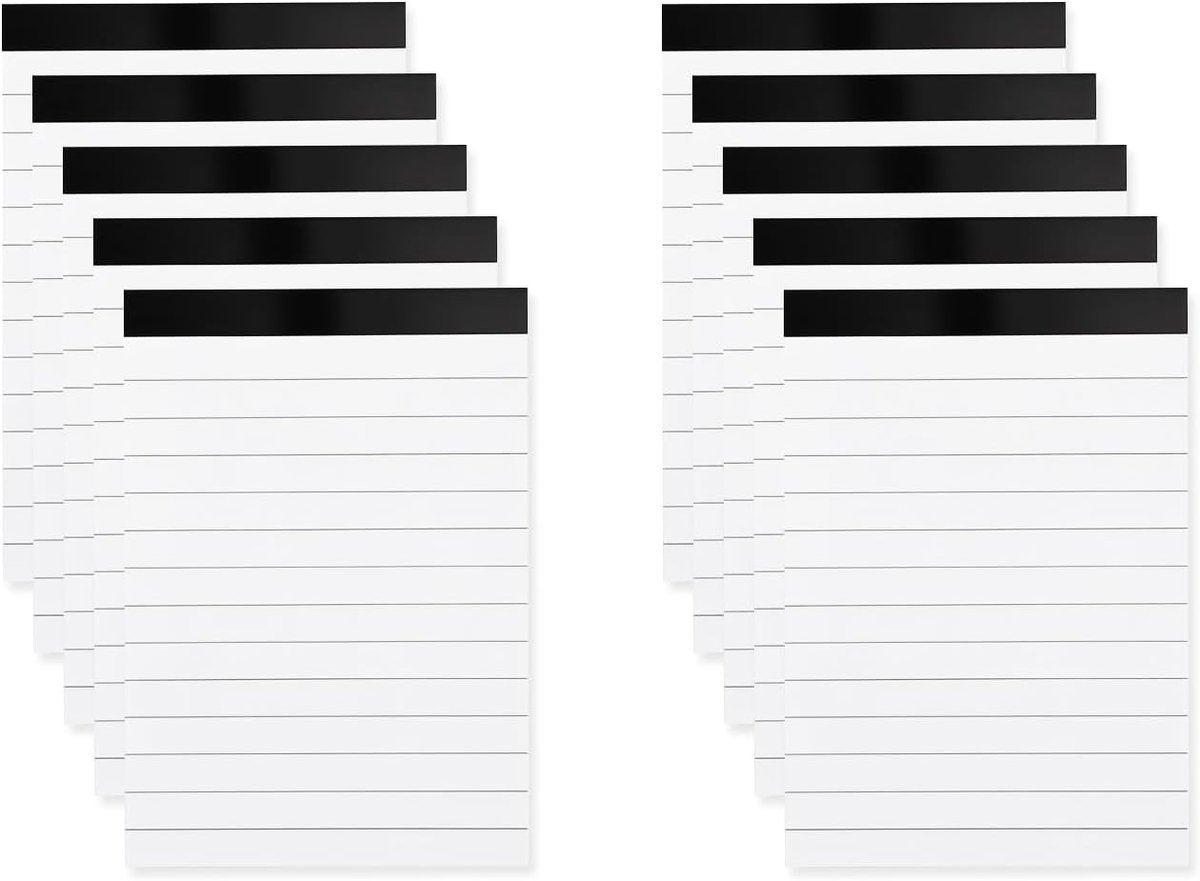 SnelShoppen - 10 Pcs Mini Notepads A7 Kleine Notepads Notitieblok Lined Notepads voor School Kantoor Huishoudelijke Memo Schrijfpads Recepten To Do Li