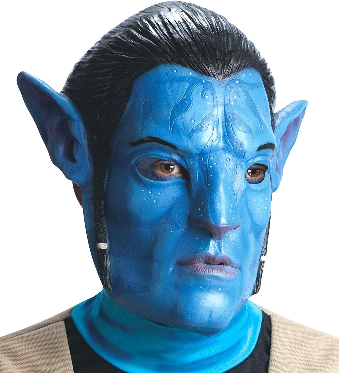 Avatar Jake Sully halfmasker van kunststof