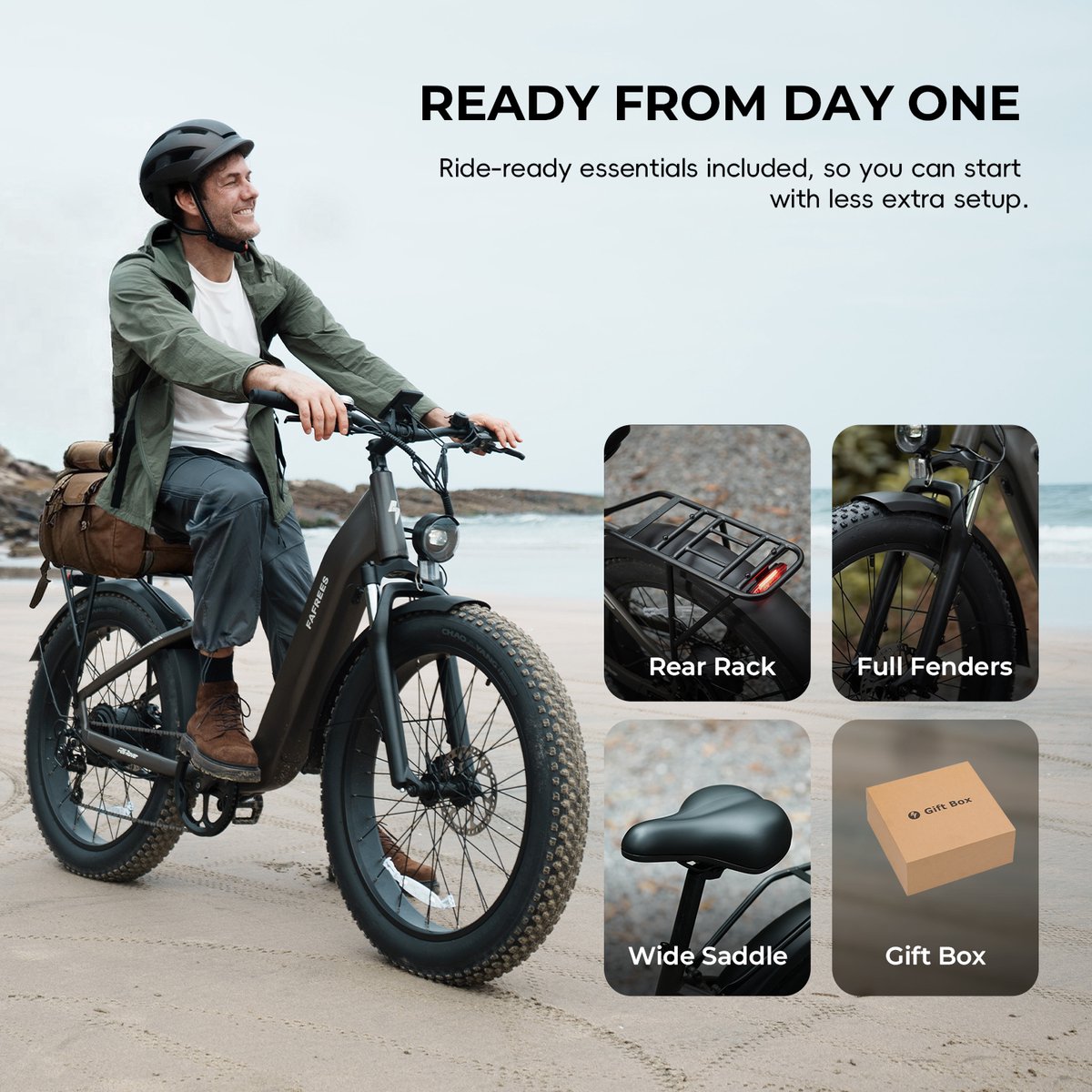 FAFREES F26 Rover Full-Size All-Terrain E-Bike - Zwart thumbnail 6