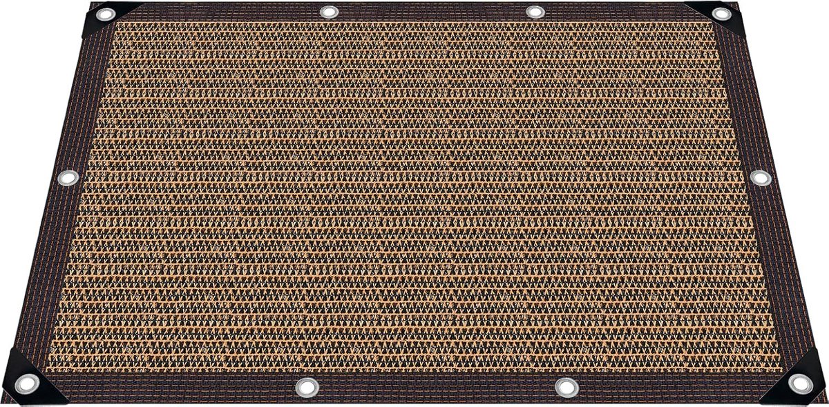 Schaduwnet, schaduwnet met ogen, 80% UV-bestendig schaduwnet voor broeikas, herbruikbaar, zonnenet voor pergola, tuin - ShopVlot