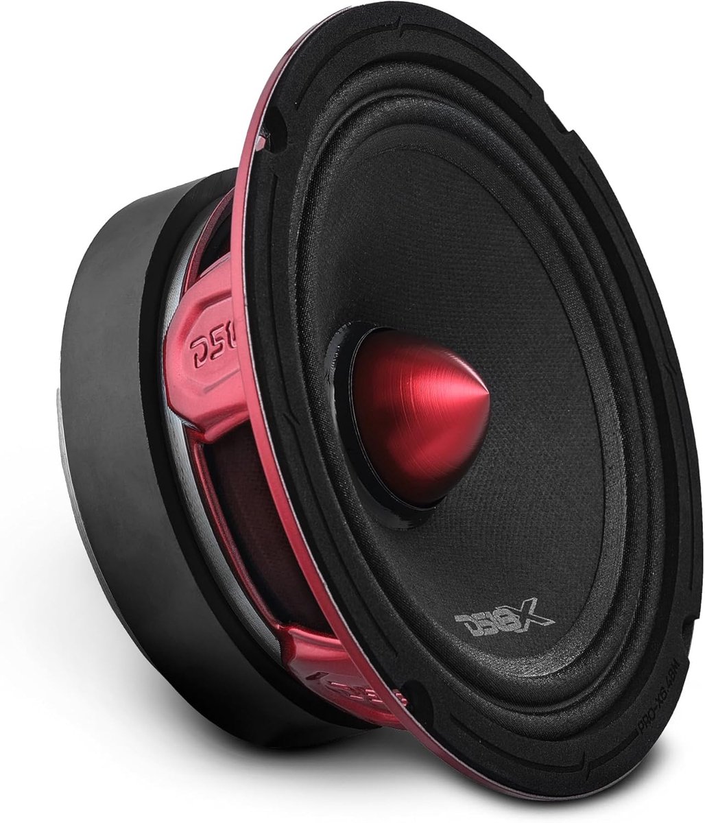 SnelShoppen - 6" Inch Car Midrange Speaker 500W 4Ohm Bass Loudspeaker - Hoogwaardige Geluidskwaliteit voor Feest, Auto en Meer