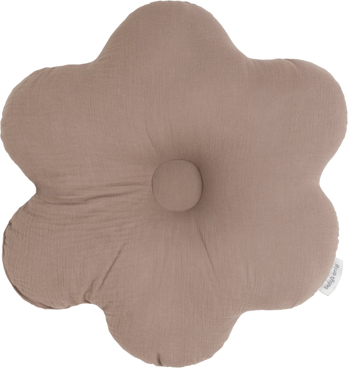 Baby's Only Sierkussen babykamer bloem Calm - Clay - 45x40 cm - Inclusief kussenvulling