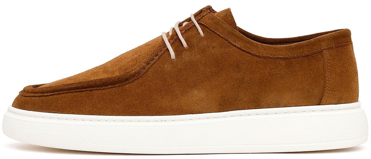 DERIMOD Klassieke Veterschoenen Suède Klassieke Veterschoenen