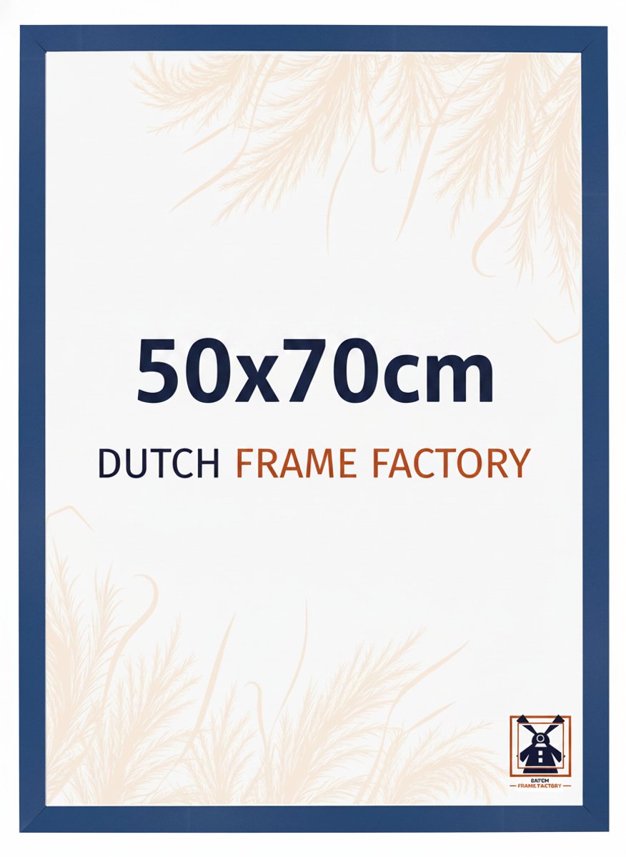 Fotolijst 50x70 cm - MDF - Donkerblauw - Benno