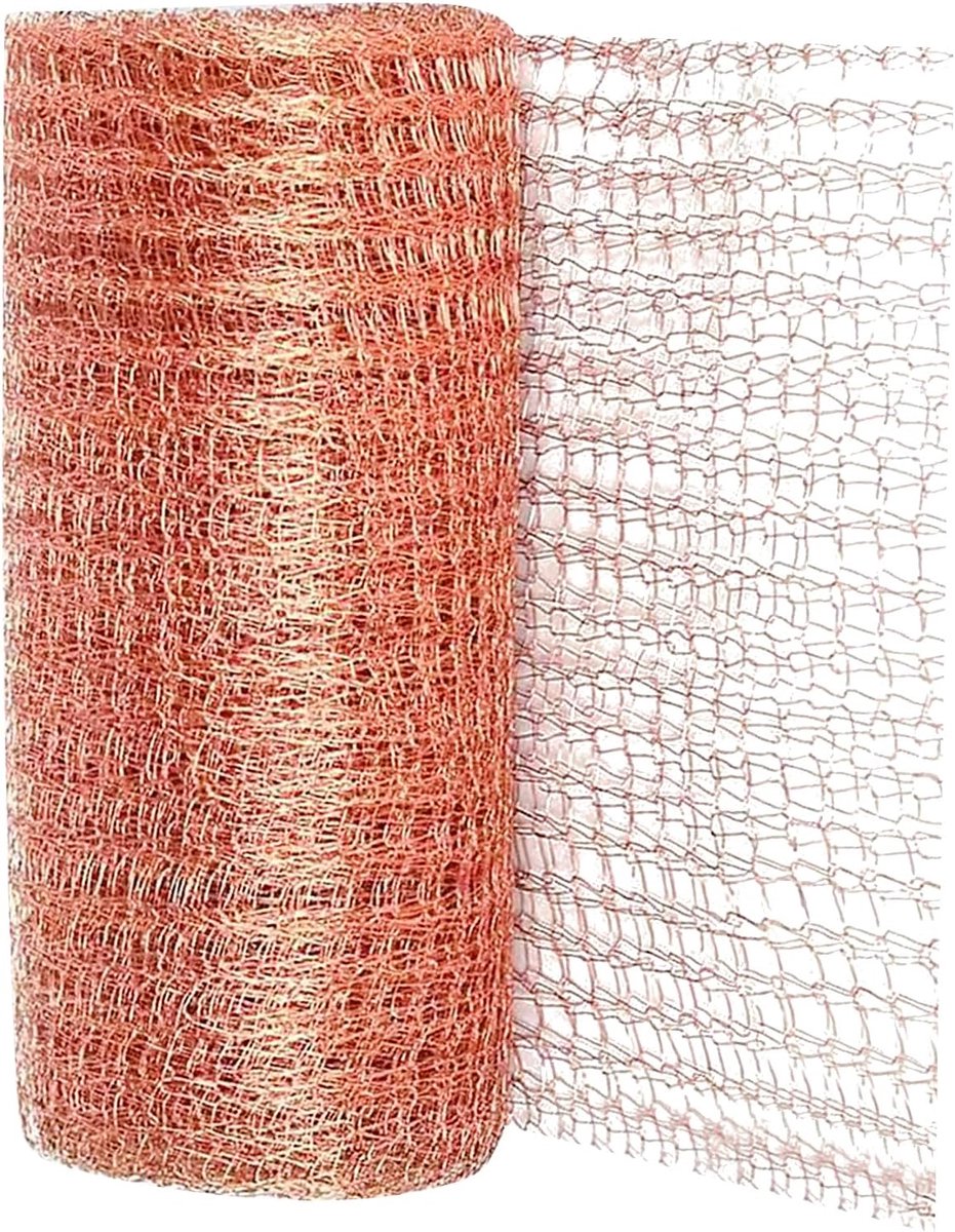 SnelShoppen - 12.7cm x 12m Koper Tape Tegen Slakken, Kopernet Slakkenafscherming voor Tuin, Duurzame Slakkenbarrière voor Planten en Bloembedden