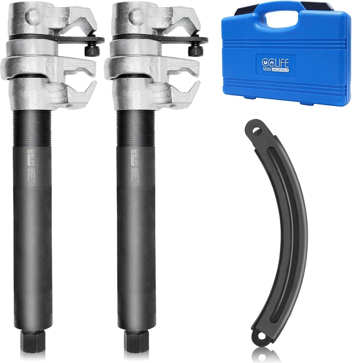SnelShoppen - Professionele CCLIFE Veercompressor voor Auto - Spanningstool 58-280mm - Veilig en Betrouwbaar - Ideaal voor Tuning en Verlagen van Auto