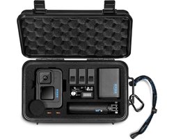 SnelShoppen - Waterdichte Harde Reiskoffer voor GoPro Hero 13/12/11/10/9, Hero 4K en Accessoires - Stevige Bescherming voor Avontuurlijke Reis - Ideaa