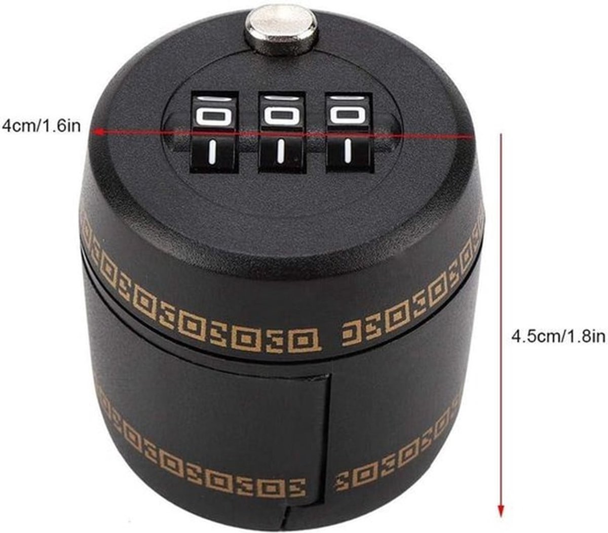 Plastic Fles Wachtwoord Lock Digit Code Combinatie Lock Coded Cam Kabinet Wachtwoord Beveiliging Gecodeerd Lock Voor Veiligheid En Veiligheid - Slot - Code - Veilig - Grijs - Opbergkast - Cam - Bescherming - Geschikt voor Flessen - Roze.