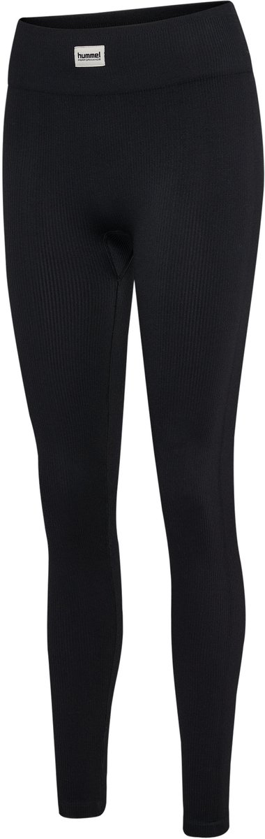 Hummel Dames Sportleggings Effen Logo Elastische Taille Slim Fit Casual van Hummel — afbeelding 2