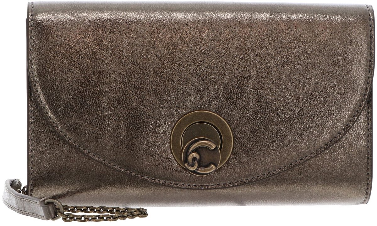 COCCINELLE Leren schoudertas Nikla Smooth Handbag Smooth Leather Antique Brass brons