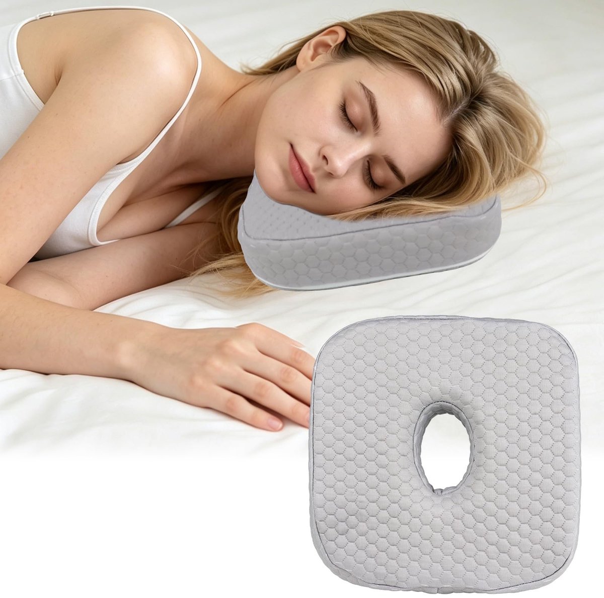 Solidchoice - Geheugenfoam Oorpads voor Zijdelings Slapen