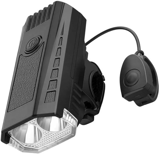 Krachtige LED-fietslamp met bel, 4 lichtstanden en een krachtige zaklamp voor nachtelijke ritten. — afbeelding 3