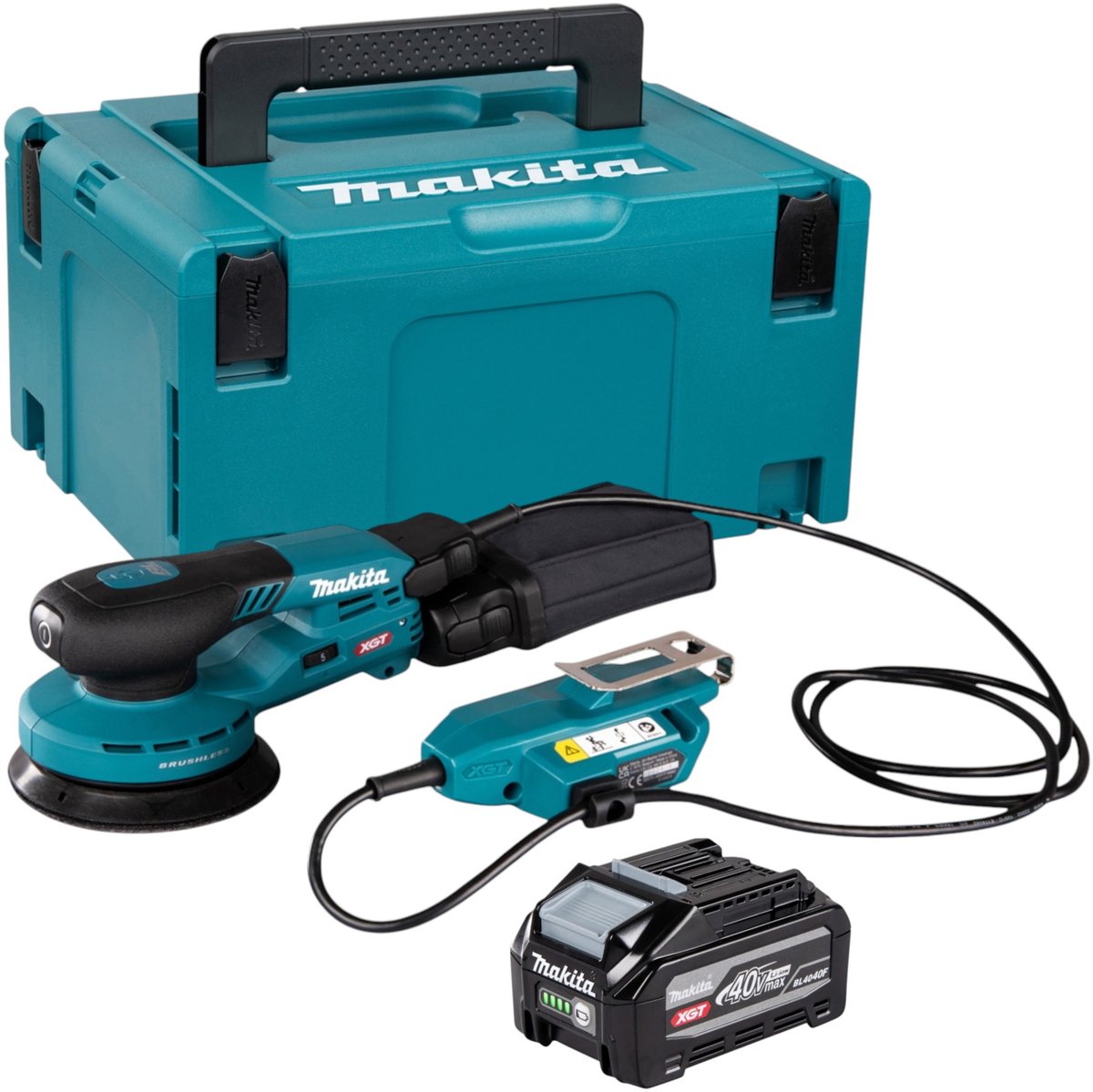 Makita BO 001 CGZ Accuschuurmachine 40 V max. 125 mm 5,0 mm slag Brushless Solo - zonder accu, zonder lader