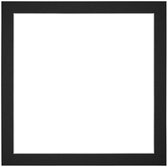 Votre Déco Passe-Partout - Format cadre 25x25cm - Format photo 19x19 cm - Zwart