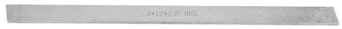 Stalen Stang HSS - Draaigereedschap - Wortelsnijgereedschap - 3 x 12 x 200 mm - Hoge Hardheid - Sterke Snijkracht