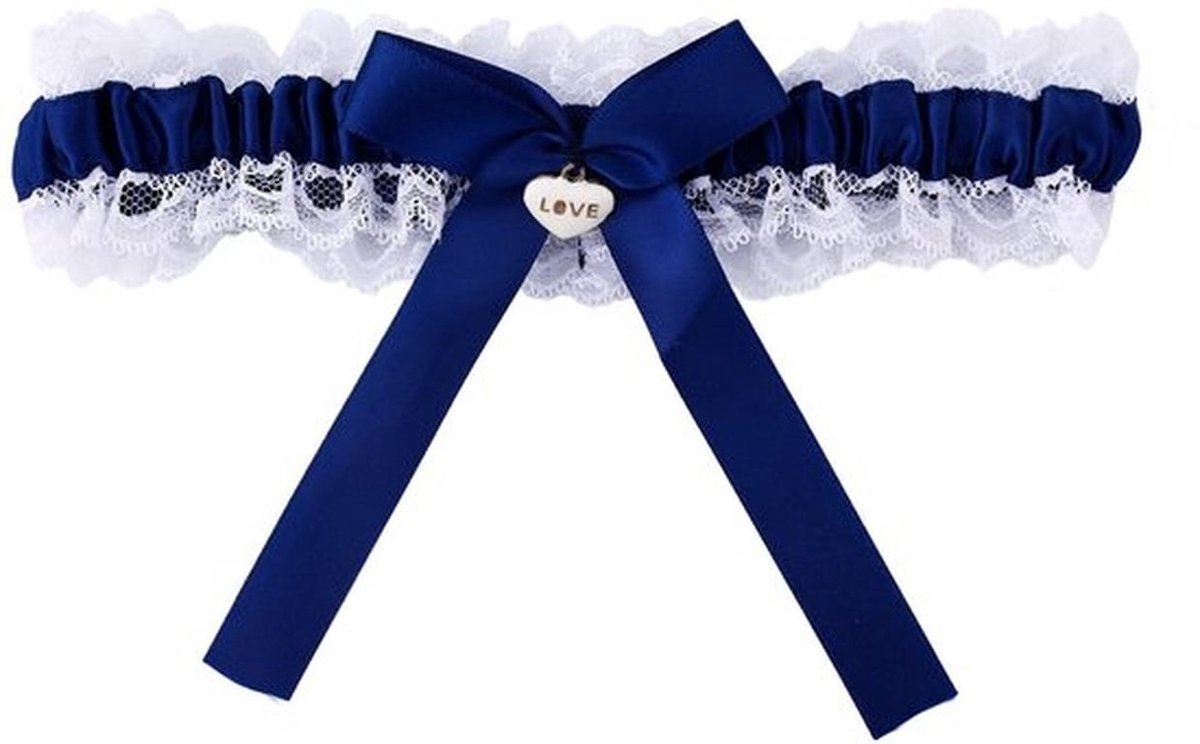 Kousenband Elegante Kanten Bruidskousenband - Bruidsaccessoire - Huidvriendelijk Materiaal - Romantisch Ontwerp - 1 Stuk - Bruidsdouche - Bruidaccessoire