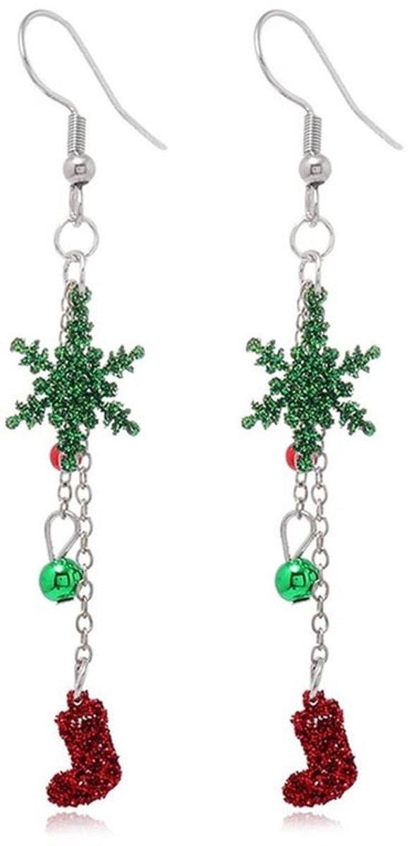 Oorbellen Dames - Feestelijke Kerstoorbellen - Hypoallergeen - Sieraden voor Vrouwen - Cadeau voor Tieners - Charmante Ornamenten