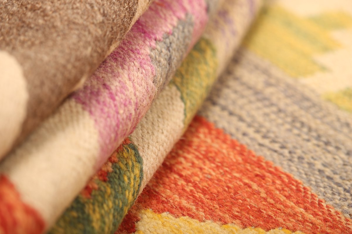Originele handgemaakte Afghaanse tribale wollen kilim kleed