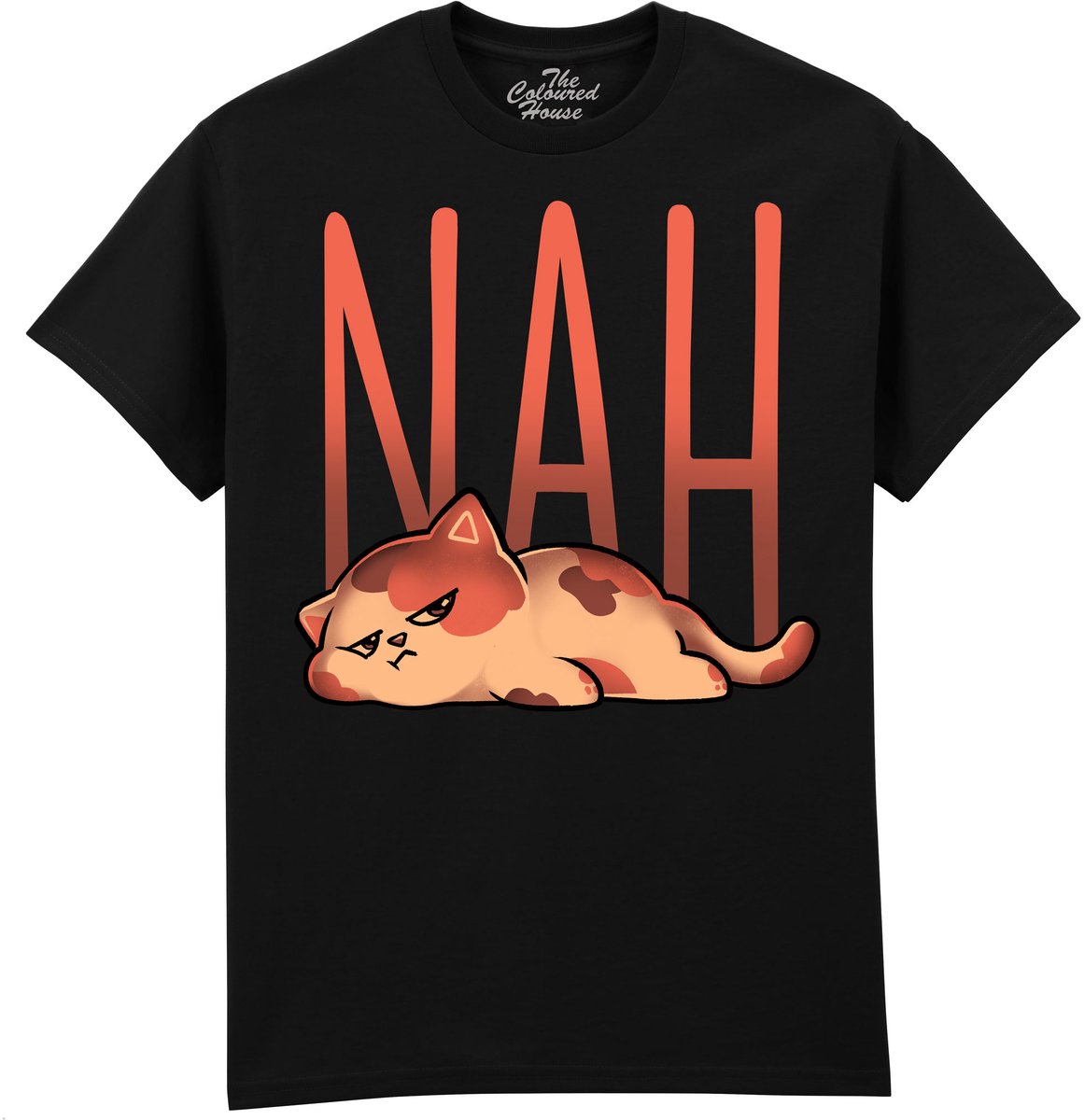 Kat Nah Cat The Coloured House T-shirt L