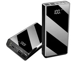 Powerbank 30.000 mAh - 22.5W Snellader - Noodpakket - Led Display - 4 Apparaten Gelijktijdig Laden - Geschikt voor Tablet, Noodradio - NL Handleiding Digitaal