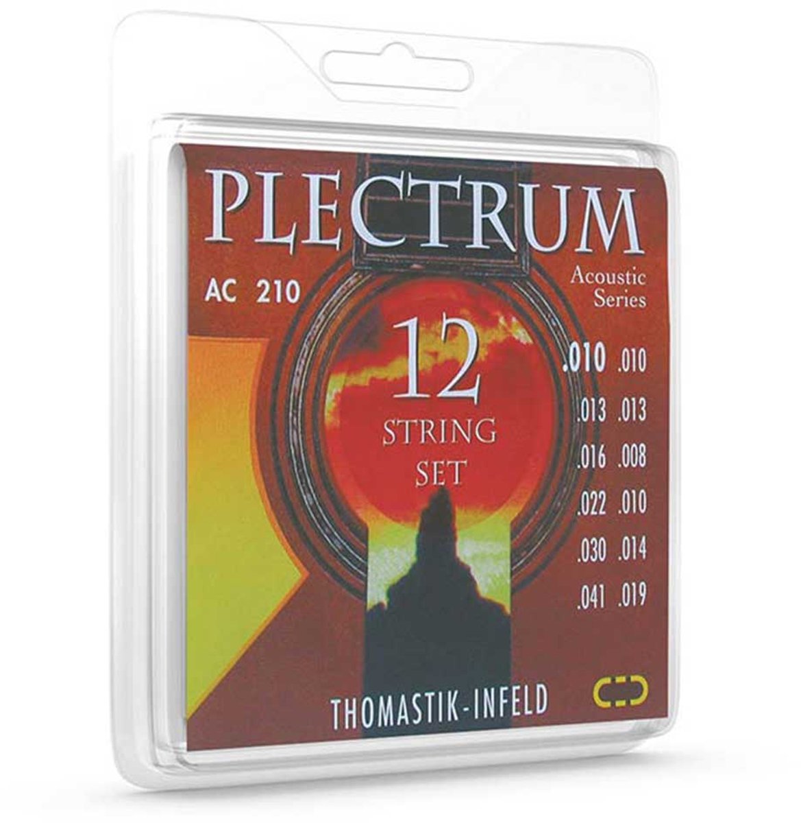 Thomastik AC210 Plectrum Bronze Hybrid Wound Akoestische Snaren 12-Snarig (10-41)