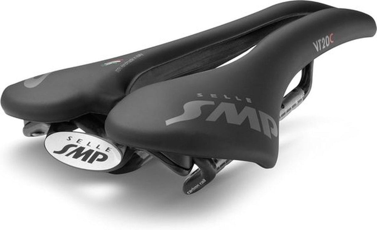 SnelShoppen - Comfortabele Zadelfiets SMP VT20C, Zwart, Standaard, Ergonomisch Design voor Fietsplezier, Perfect voor Dagelijks Gebruik en Lange Rit