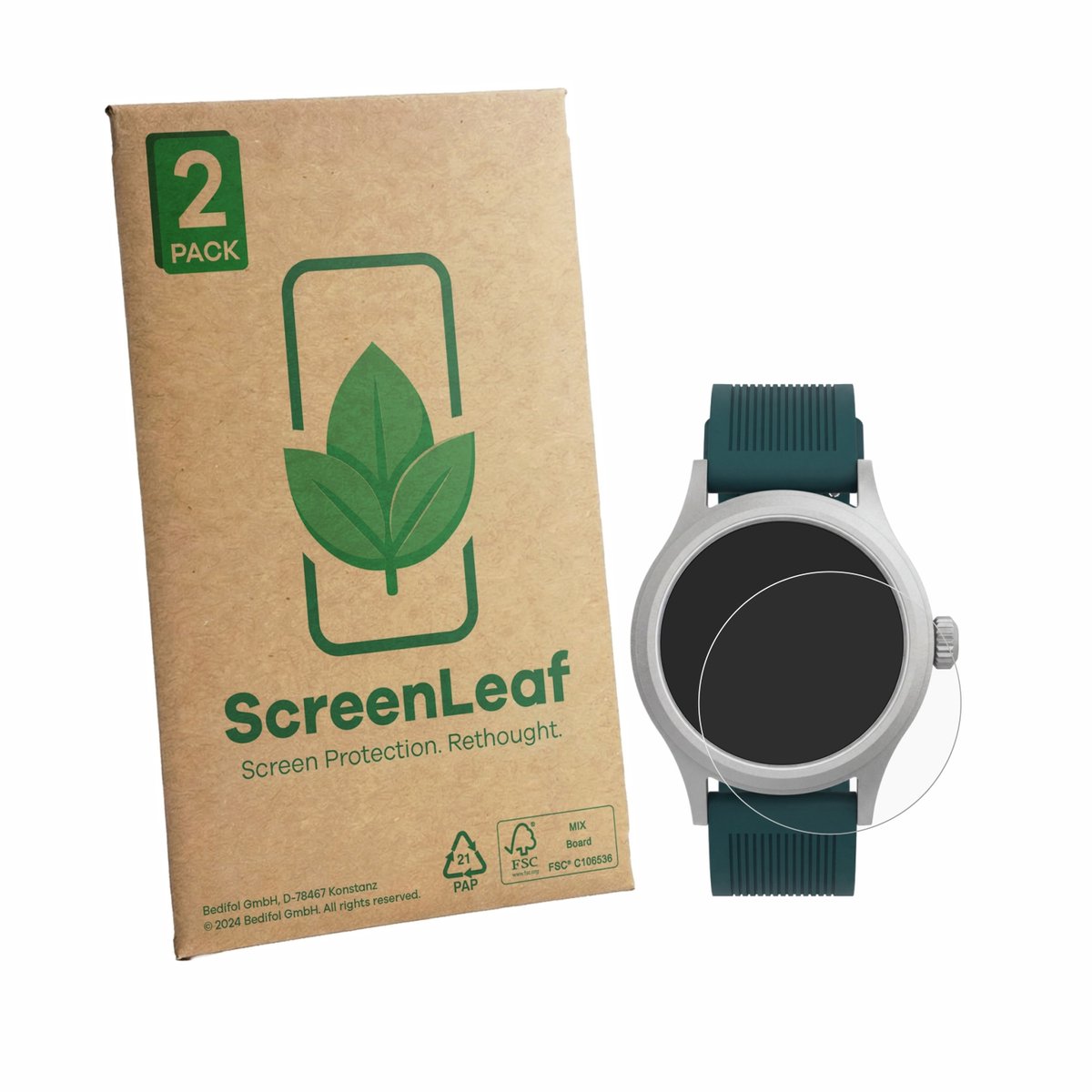 2 Stuks Screenprotector voor Timex Peanuts x Expedition Scout - Hoogwaardige Beschermfolie transparant