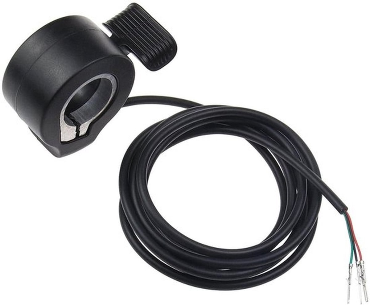 - Elektrische Scooter Gasdraaigreep - Duimversneller - ABS-besturing - Zwart - Vervanging - Geschikt voor 22mm Stuur - Gasklep 5V