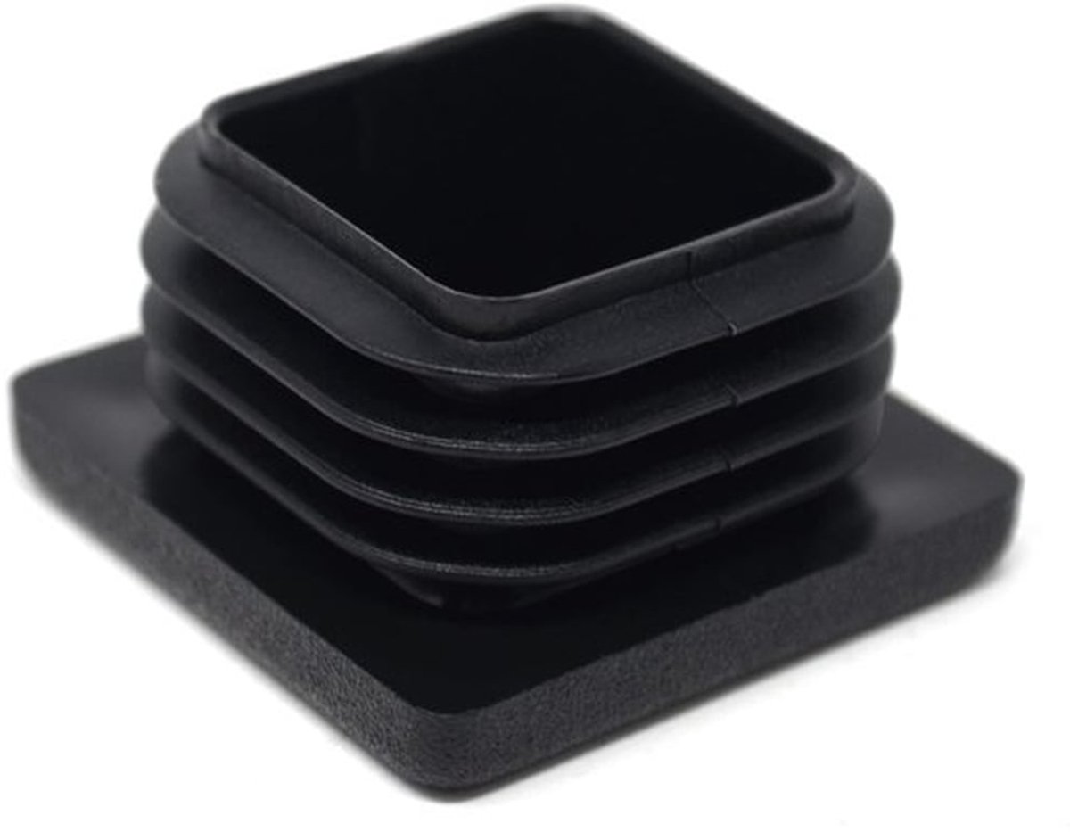 - vierkante buisstoppen - lamellenstoppen - eenvoudig te monteren - 34x34 mm - geschikt voor vierkante buizen - 10 stuks
