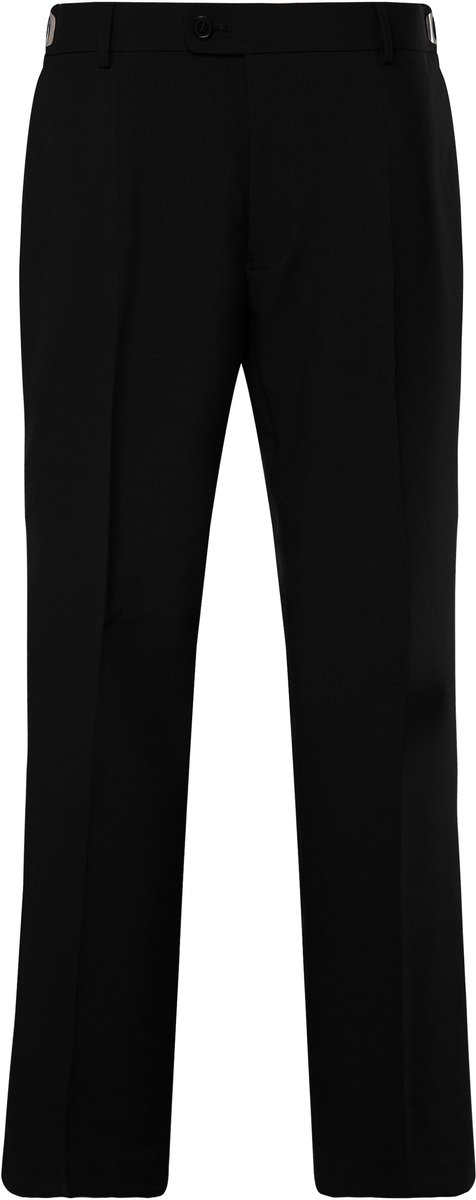 Men Plus - Heren - Chauffeursbroek mix & match Madrid clipsluiting - Zwart - Maat 40